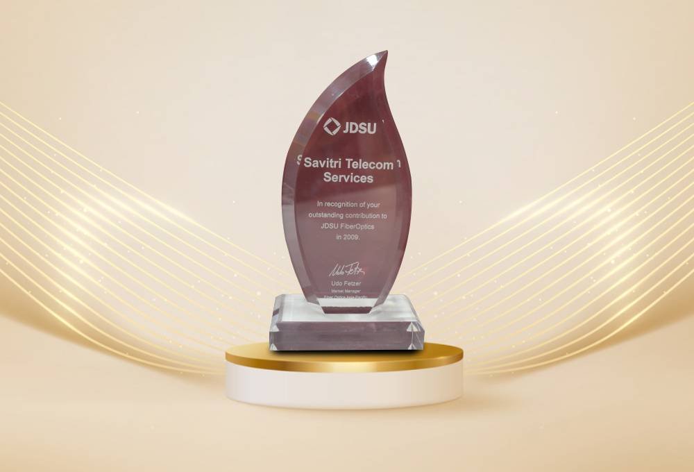 STS- An Award for Outstanding Contribution to Fiber Optics 2009