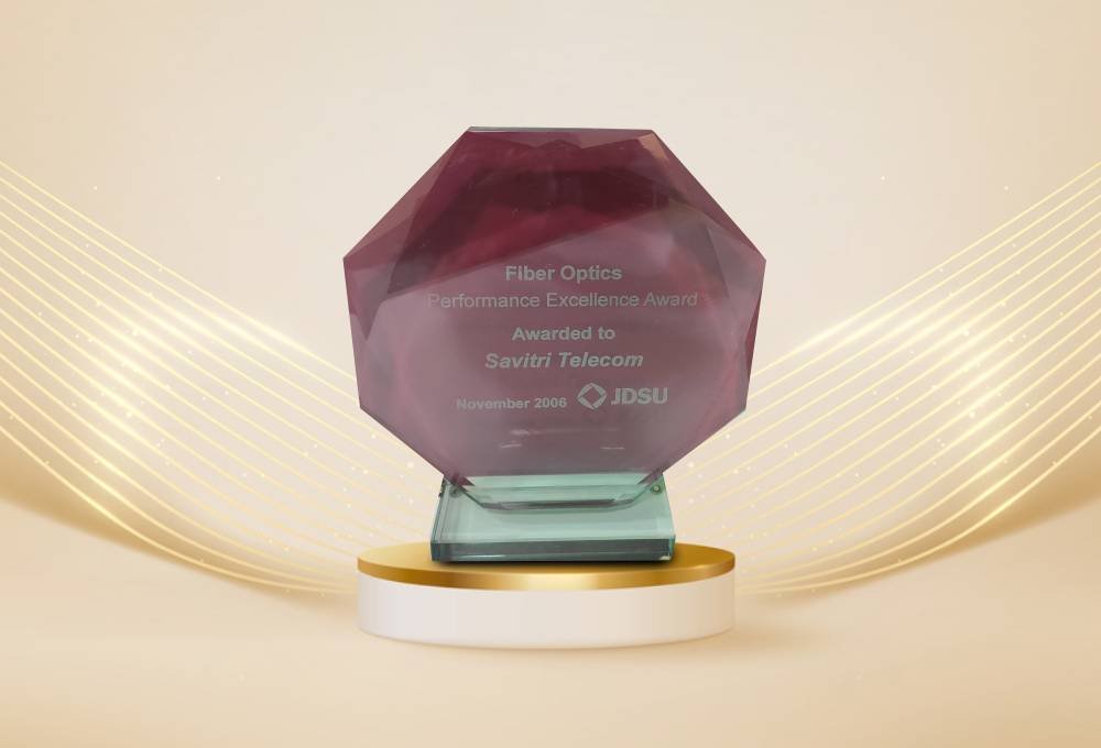 STS- Fiber Optic Performance Excellence Award 2006