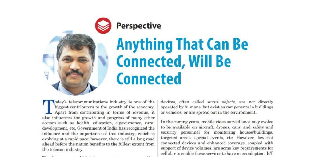 Anything that can be connected, will be connected: Ravi Shankar Rai, CEO & MD, Savitri Group